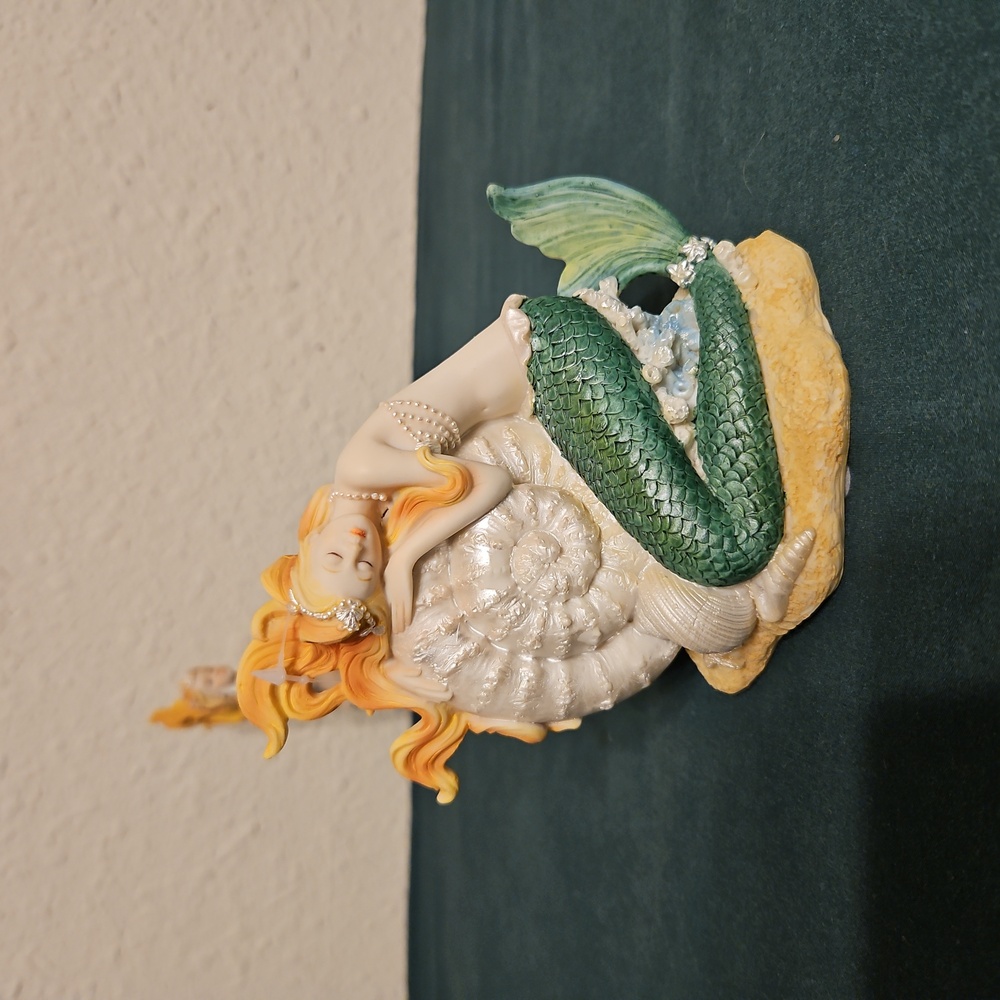 Dragon Crest Mermaid Figurines Table Accent Decor - Picture 5 of 12
